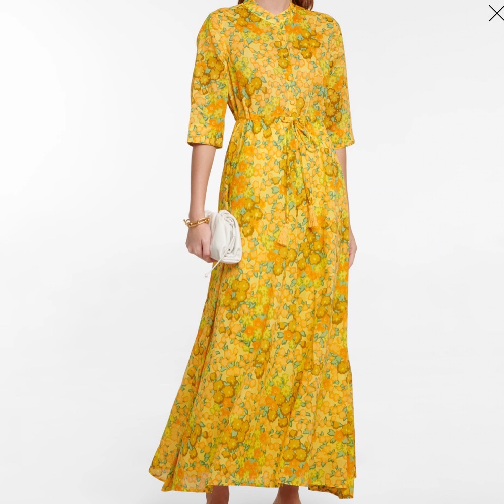 Tory Burch Floral Cotton Shirt Dress